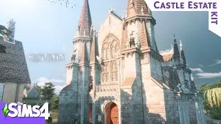 The Sims 4 Castle Estate Kit - Gothic Cathedral- Speed  Build