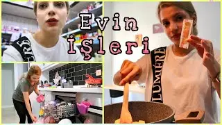 MY FIRST GUEST CAME TO MY HOME! FOOD + HOUSEWORK | BÜŞRA PEKTAŞ