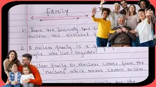 5-10 Lines Essay on Family.//Essay on Family.//Family Terms.//Extended Family Tree.//8 lines essay.