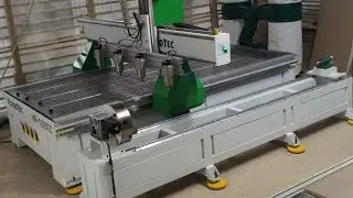Woodtec 1325 TS модернизация на 4 шпинделя