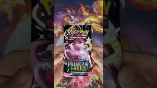 Unboxing Paldean Fates booster pack #unboxing #pokemon #pokemoncards #new #paldeanfates