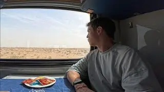 Khiva to Bukhara - 7 hours on a Soviet train in Uzbekistan🇺🇿