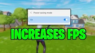 This Setting Increases Your FPS (FORTNITE ANDROID)