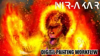 HOLIKA DAHAN DIGITAL ART | HOLI FESTIVAL | DIGITAL ART WORKFLOW