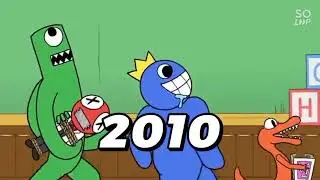 Evolution of Blue rainbow friends