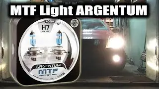 Changed the bulbs. MTF Light Argentum +80% H7. Review - Feedback.