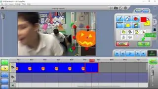 Combining live action video with 2D animation