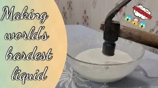 Making world's hardest liquid|Hilarious reaction|😱🤯😱