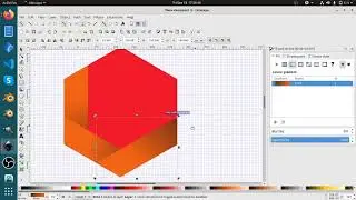 How to make a Hexagon Vector Design in inkscape