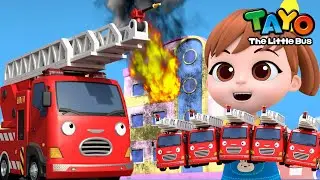 [NEW] Super Firetruck Team l How many Frank is here?! l Rescue team Song l Baby Tayo Kids Songs