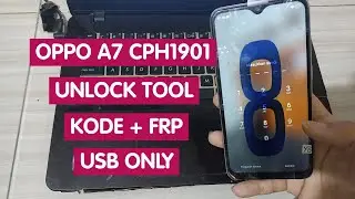 HAPUS POLA OPPO A7 CPH1901 VIA UNLOCK TOOL USB ONLY