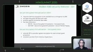 Qubes OS & 3mdeb minisummit 2020 - Qubes on modern AMD platform