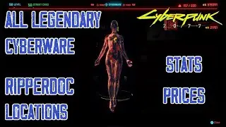 All Legendary Cyberware | Cyberpunk 2077