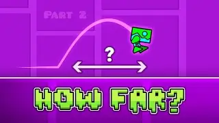 How Far Can Geometry Dash Icons Jump at Different Speeds? (Part 2 - Robot)