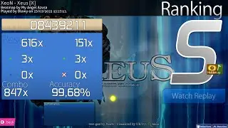 [osu!] XeoN - Xeus [X] +EZHD 99.68% FC