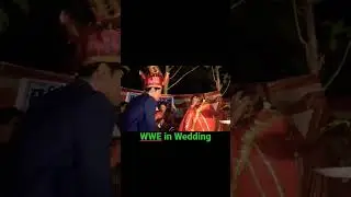 fight between Bridal & Groom #fight #wwe #wedding