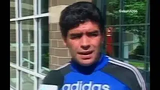 Entrevista a Diego Maradona a días del debut en el mundial de USA (1994)