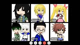 || 🎀 HxH In Call 🎀 || -Meme?- (HxH) Ft: Illumi, Kurapika, Bisky, Killua, Gon, Leorio and Hisoka