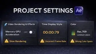 Project Settings in After Effects (Color, ACES & Performance)