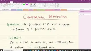 Conformal Mappings