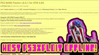 #1.5 Ps3 Host 4.84 / 4.85 Ps3xploit Jailbreak Offline!