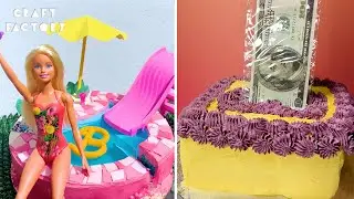 Creative Cake Creations: Barbie Pool Party & Hidden Surprises Galore! | Craft Factory