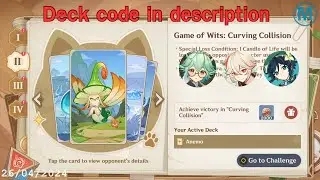 The Forge Realm's Temper: Game of Wits | Curving Collision | Genshin Impact TCG