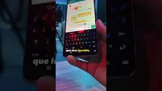 Increíble Teclado RGB🤩 #android #aplicacionesandroid #iphone