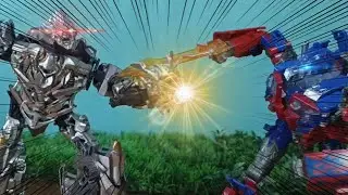 Optimus Prime vs Megatron - Stopmotion animación