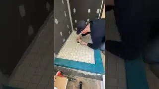 How to tile shower floor. 