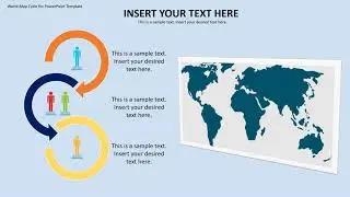 World Map Cycle for PowerPoint Template