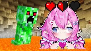 10 Minutes of Chibidoki Trying Not To DIE in Minecraft