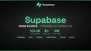Supabase - Open Source Firebase Alternative (Full Guide)