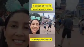 #shorts  O que levar para os parques da Disney e Universal? #disney #universalstudios #família