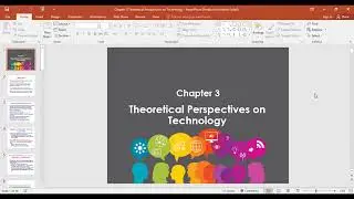 THEORETICAL PERSPECTIVES OF TECHNOLOGY.