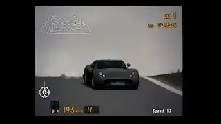 Gran Turismo 3 TVR Speed 12 at test track