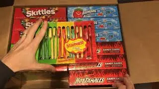 Skittles, Starburst and Airheads Candy Cane Mixed Together (144 Count)