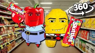 360º VR Skittles Meme Spongebob 2