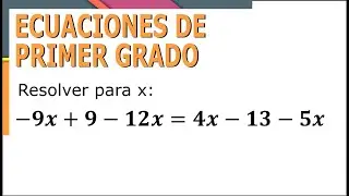 Ecuaciones Lineales - Ej 03 - SimpleAlgebra1
