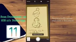 iOS 11's Notes App as a Document Scanner | Day3 @ iOS 11 Updates