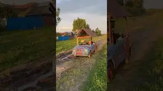 Сделали двухскатную крышу на Оку😂 #shorts