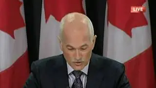 Jack Layton Slams Stephen Harper On Afghanistan