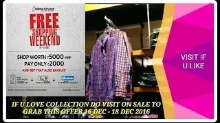 Reality Brand Factory FREE SHOPPING WEEKEND | Tour Brand COLLECTION 😊Mumbai 2017
