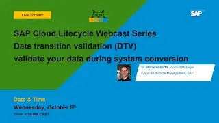 SAP CLM Webcast Series: Downtime-optimized conversion to SAP S/4HANA