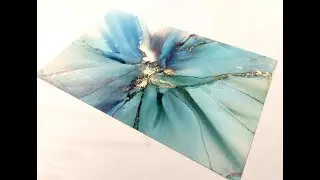 Alcohol Ink Linear Fade Tutorial