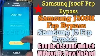 Samsung J500F Frp Bypass | Google Account Unlock | New Method 100% Easy