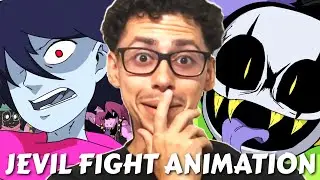 JEVIL FIGHT ANIMATED! | THE WORLD REVOLVING [Jevil fight Deltarune animation] REACTION!