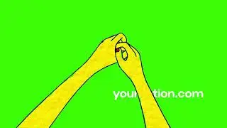 Cartoon Hands Clapping Green Screen Animation – 2D FX
