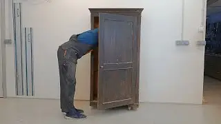 Brilliant 19 century WARDROBE restoration!