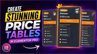 Create Stunning Price Tables in Elementor Pro